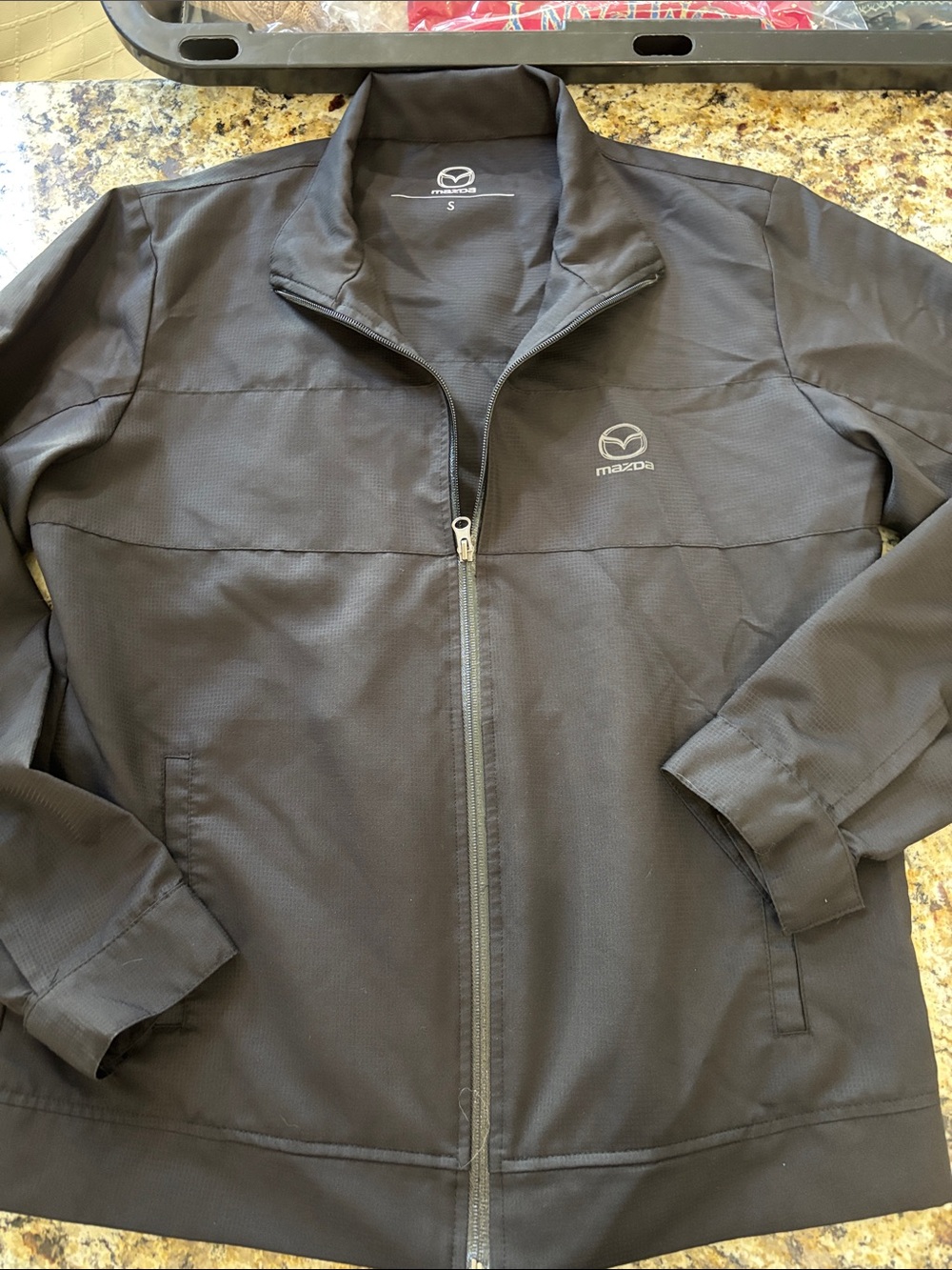Men’s Mazda Black Zip-Up Jacket